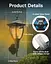 Сонячні настінні ліхтарі Moman, 2 упаковки зовнішніх охоронних світильників з датчиком руху, IP65 водонепроникний для гаража - мініатюра 2