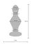 Анальна пробка TOYJOY The Batter Buttplug 12 см (синій) - мініатюра 10