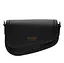 Жіноча сумка G-Dream сідло (в стилі Гесс Guess) Чорна - мініатюра 3