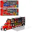 Трейлер контейнер, с металлическими машинками (В ассортименте) - миниатюра 2