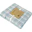 Постельное белье Lotus Home Checked Caledonia Семейный голубое (svt-2000022342346) - миниатюра 2