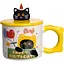 Чашка порцелянова Kitten's Birthday 400 мл жовтий FM-24B - мініатюра 1