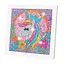 Алмазна мозаїка для дітей Єдиноріг A5501B рамка 17,5-17,5 см - мініатюра 1
