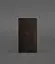 Кожаный чехол для iPhone 13 Темно-коричневый Краст - миниатюра 2