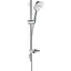 Душовий набір Hansgrohe Raindance Select E 120 EcoSmart 9 l/min White/Chrome 26622400, Хром - мініатюра 1