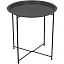 Стіл Bo-Camp Harlem 46x46 см чорний (1404325) - мініатюра 1