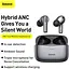 Наушники Bluetooth Baseus Simu ANC S2 (NGS2-0G) серые - миниатюра 8