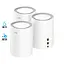 Маршрутизатор WiFi Mesh-система WiFi 6 2.5G Cudy M3000 V2.0 White (3-Pack) 3 штуки двухдиапазонные AX3000 (73-00553) - миниатюра 1