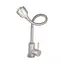 Смеситель для кухни Lidz Aria 015F41 с гибким изливом (k35) LDARI015F41NKS45306 Nickel Нержавеющая сталь - миниатюра 3