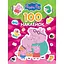 Наклейки Peppa Pig 100 шт. рожеві (124854) - мініатюра 1