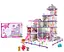 Будиночок 5 поверхів, світло, меблі, лялька 11 см, тварини, 340 деталей, 48x32x10 см (В асортименті) - мініатюра 1