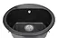 Кухонная мойка гранитная Miraggio Malibu black 516x516x220 00208807, Черный - миниатюра 3