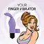 Вібратор на палець FeelzToys Magic Finger 10 см фіолетовий - мініатюра 3