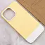 Чохол Epik TPU+PC Bichromatic для Apple iPhone 13 Pro Max 6.7 Creamy-yellow/White - мініатюра 4