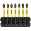 Набір біт DeWALT в касеті для Tough Case, FlexTorq, L=57 мм, Рh1, Рh2-2шт, Рz1, Рz2-2шт. (DT70819) - мініатюра 1