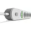Сетевой фильтр LDNIO SE4432 удлинитель 4 розетки 4 USB 2 м белый - миниатюра 2