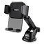 Тримач телефону автомобільний Brevia DashArm СrystalHold із присоскою, пелескоп 132-182мм, для 4.7-6.8' 90мм, чорний(48770) - мініатюра 1