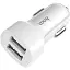 Автомобільний зарядний пристрій Hoco Z2A two-port car charger 2USB 2.4A Білий - мініатюра 1