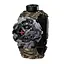 Наручний годинник чоловічий 005CMGYSU ЗСУ Сірий камуфляж Паракордний ремінець Camo Green + Коробка. Patriot acs0031040 - мініатюра 6