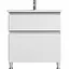 Тумба з умивальником AM.PM X-Joy підлогова 80 см 2 ящики білий M85-FSX0802-WC0802WG38 Білий - мініатюра 1