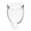 Менструальні чаші Satisfyer Feel Confident Menstrual Cup 2 шт. прозорі - мініатюра 2