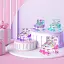 Роликові ковзани Nattork Cheery — Teal Purple - мініатюра 2