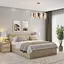 Ліжко двоспальне MebelStar Адель з ящиками 160x200 см Дуб сонома (MBS-1428) - мініатюра 1