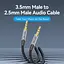 Кабель Vention 3.5mm Male to 2.5mm Male 0.5m Black (BKFHD) - миниатюра 2