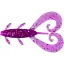 Силикон Reins G-Tail Twin 3" 428 Purple Dynamite (8 шт/уп) - миниатюра 1