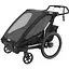 Дитяча коляска Thule Chariot Sport Double (Midnight Black) (TH 10201023) - мініатюра 1