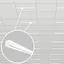 Встраиваемый светодиодный светильник X-LED VLS-50w линейный 50 Вт белый - миниатюра 7