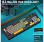 Клавиатура игровая AULA F-108-Pro Wireless Gasket Keyboard Reaper switch, 2.4G, BT, Black - миниатюра 11