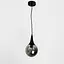 Подвесной светильник GOLF с графитовым плафоном | Line F | Арт. 11191/1 BK+GR - миниатюра 6