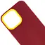 Чохол Epik TPU+PC Bichromatic для Apple iPhone 13 Pro Max 6.7 Brown burgundy/Yellow - мініатюра 2