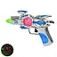 Пистолет, 16 см, звук, свет, 17x11x2 см (в ассортименте) - миниатюра 1
