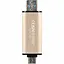 Флеш-накопичувач Transcend USB 256GB JetFlash 930 Gold-Black USB 3.2/Type-C (TS256GJF930C) - мініатюра 7