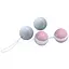 Набір вагінальних кульок Lelo Beads Mini, діаметр 2,9 см, змінне навантаження, 2 х 28 г і 2 х 37 г - мініатюра 1