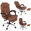 Офисное кресло с подставкой для ног Hanert Ergo Dark Brown - миниатюра 1