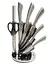 Набір ножів для кухні Bohmann BH-5273 з нержавіючої сталі з підставкою 8 предметів - мініатюра 1