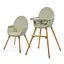 Стульчик для кормления 2 в 1 Kinderkraft Fini 2 Green (KHFINI02GRE0000) - миниатюра 1