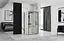 Душова кабіна Rea Rapid Swing 90x120 black REA-K6422 + REA-K6407, Чорний матовий, Універсальна, прозорий - мініатюра 3