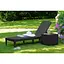 Шезлонг пластиковий Keter Jaipur Sun lounger, віскі коричневий - мініатюра 2