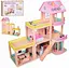 Деревянная развивающая игрушка Домик MD 1370 с мебелью для детей, экологичный игровой набор - миниатюра 1