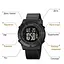 Мужские спортивные часы Skmei 1772 Черный с черным - миниатюра 6