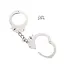 Наручники металлические Me You Us Heavy Metal Handcuffs Kinx 26 см серебристый - миниатюра 2