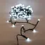 Гирлянда Chomik Шарики-змейка 200LED холодный белый 16 м (LED0153) - миниатюра 2