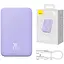 Портативний ЗП Power Bank Baseus Magnetic Mini OS 20W c БЗП 10000 mAh (PPCX110105) Purple - мініатюра 4