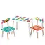 Дитячий Столик M 501-4 стільниця 60 х 40 см, 2 стільчики - мініатюра 1