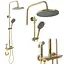 Душовя система Rea Max з термостатом та виливом gold REA-P6617, Золотий - мініатюра 2