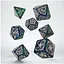Набір кубиків Q-Workshop Tribal Dice Set: Blue-green & Beige (7 шт.) (STRB02) - мініатюра 1